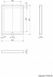 Ogledalo TITAN 60